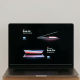 Sleek laptop showcasing elegant marketing display for tech enthusiasts.