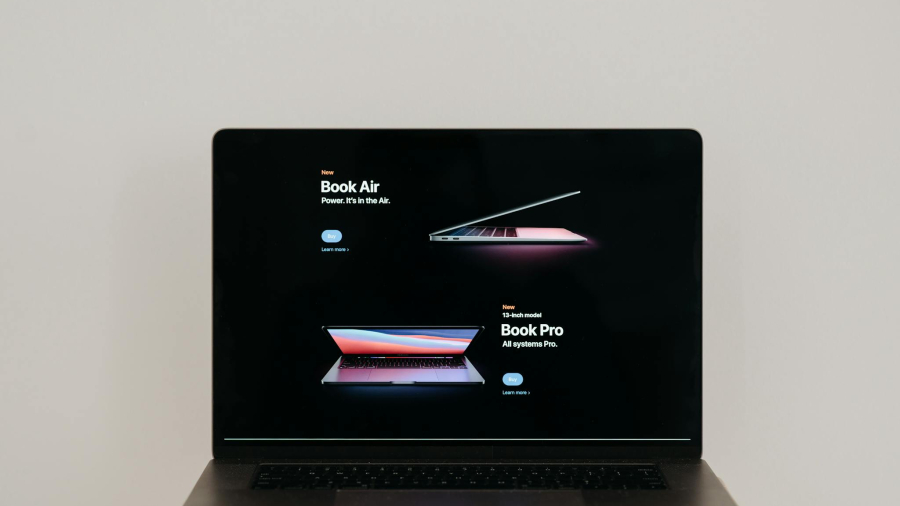 Sleek laptop showcasing elegant marketing display for tech enthusiasts.